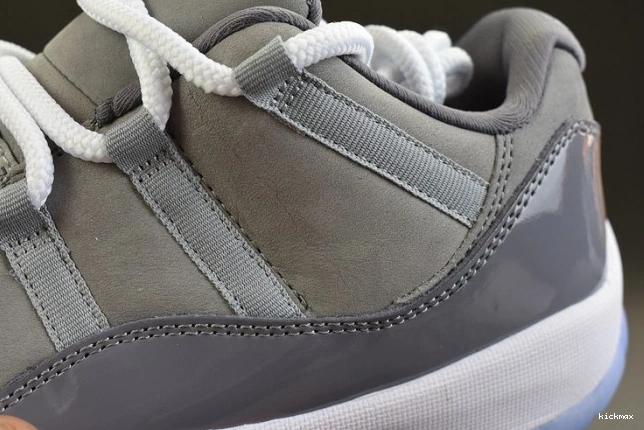 Rep MAX Low Air Grey Jordan 11 528895-003 Cool 0714